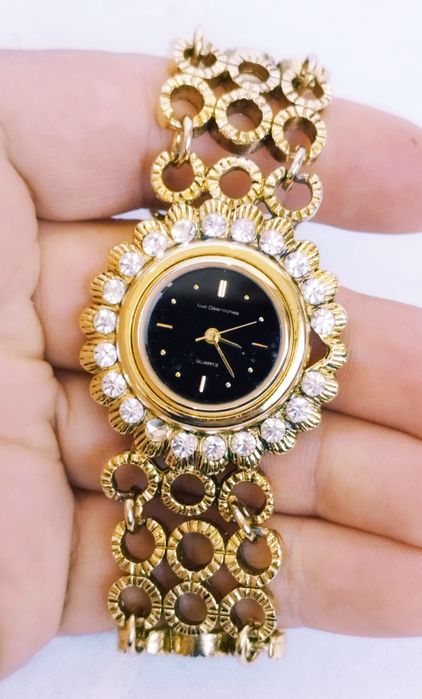 Ceas de damă baroc LUC DESROCHES cu quartz din anul 1980