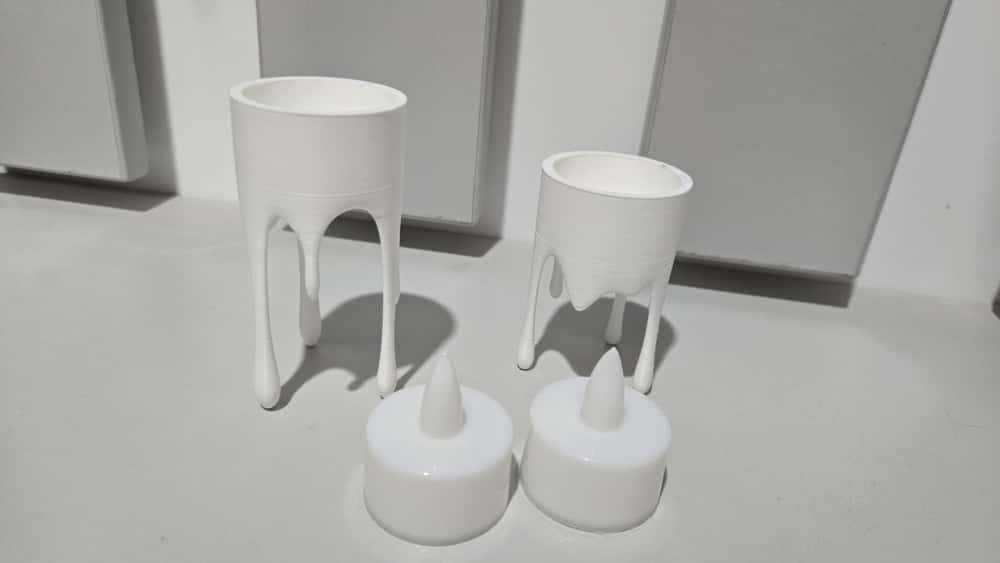 Set candele topite