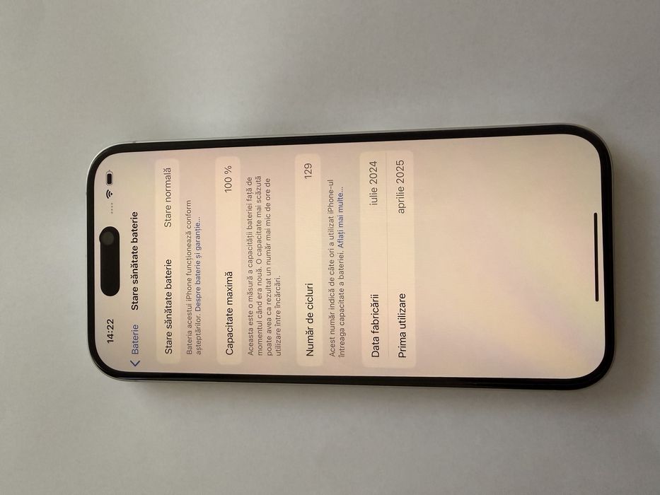 Iphone 16 - impecabil, baterie 100%