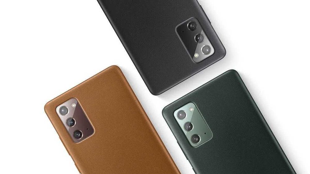 Husa protectie Carcasa Piele SAMSUNG Galaxy Note 20 EF-VN980LBEGEU nou