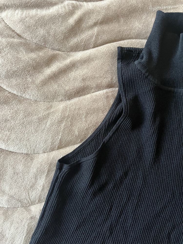 Блуза поло с един ръкав Zara