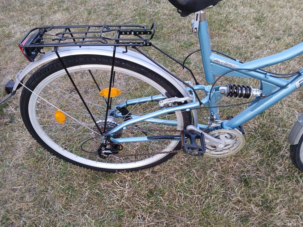 Bicicleta Fischer cu suspensii, roti de 28