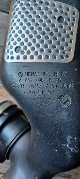 Mercedes въздуховод с дебитомери (лястовица)