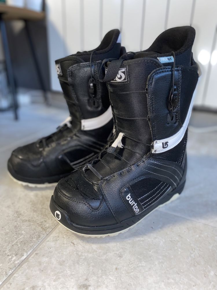 Burton сноуборд обувки 40,5 номер,  MINT, BLACK/white, IMPRINT 1