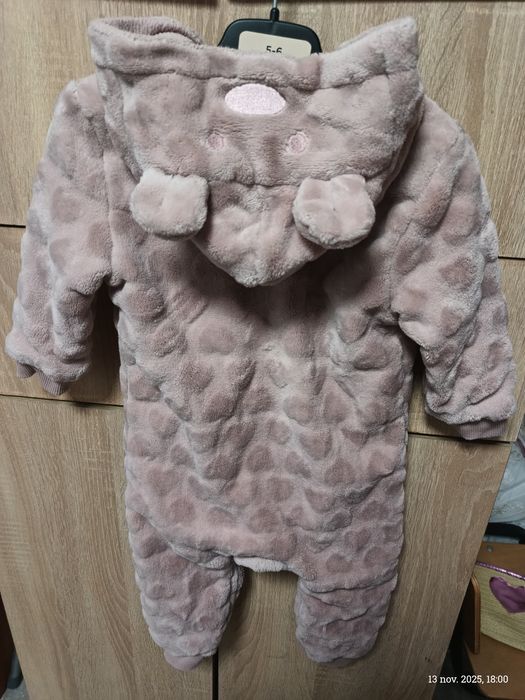 Combinezon bebe plușat mar 68/74