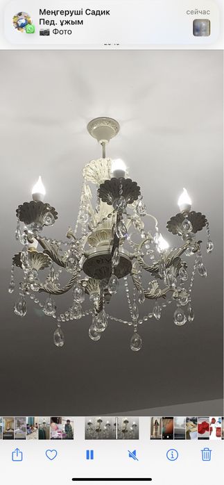 Люстра ,чистая,хорошие состояние