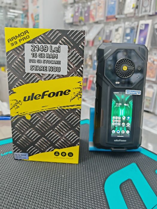 Ulefone Armor 33 Pro, 16/512 GB, Nou, 2 ani garanție