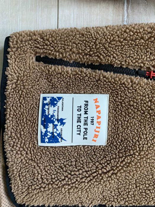 Napapijri Haltia Fleece  Sherpa мъжко горнище горница яке размер M