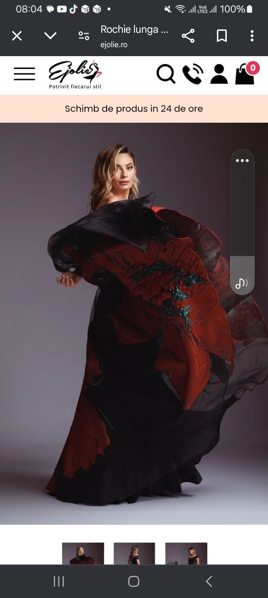 Rochie neagră elegantă  42