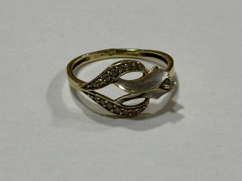 Златен Дамски Пръстен 14К(2.00гр) Размер:57