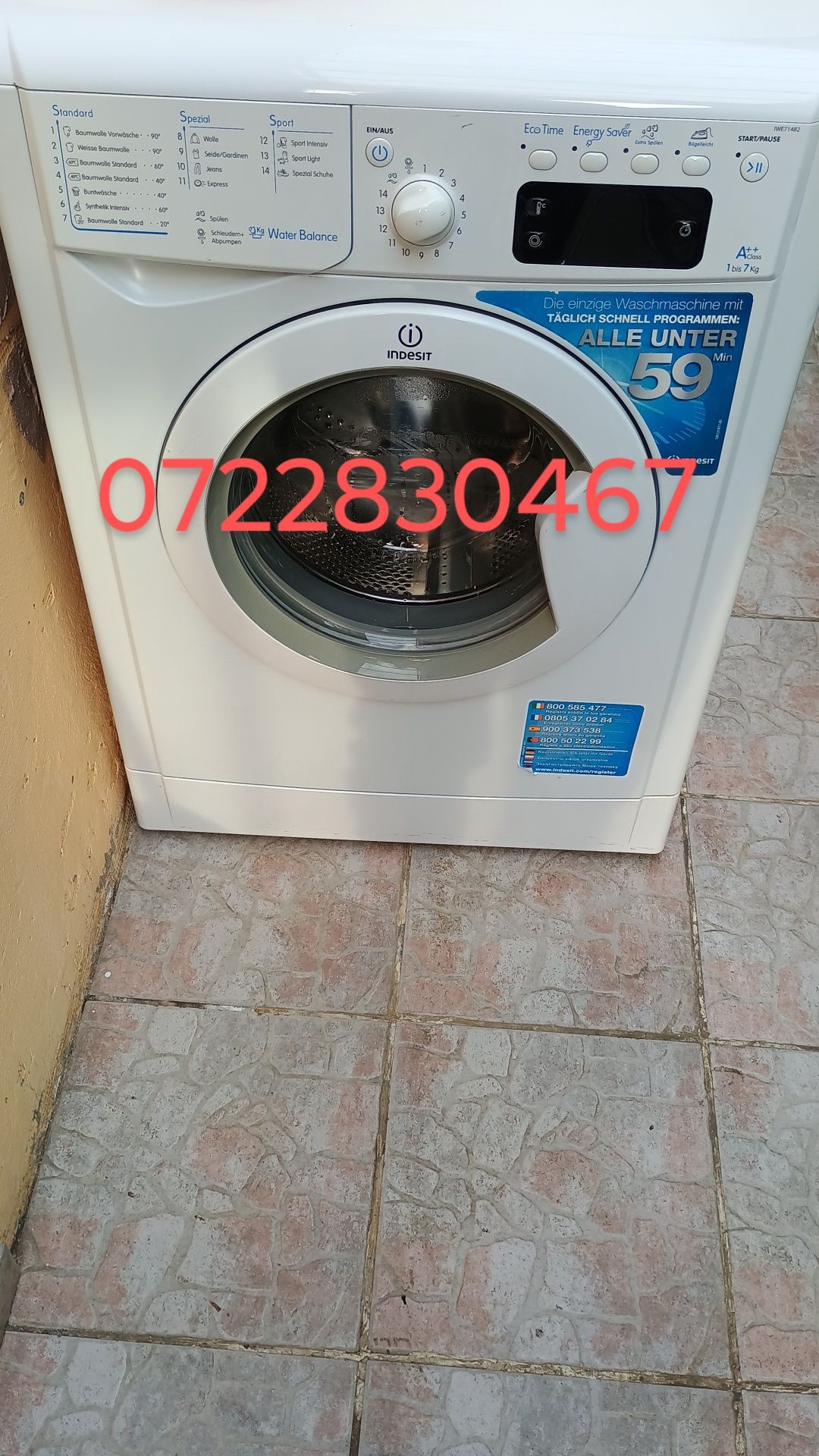 Masina de spalat clasa aa indesit A3Wq