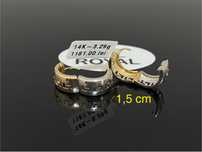 Bijuteria Royal CB : Cercei aur 14k 3,29 grame