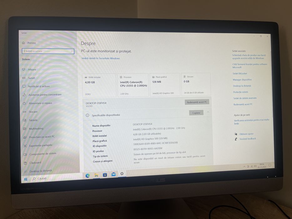 De Vanzare All in One PC. ASUS V221id