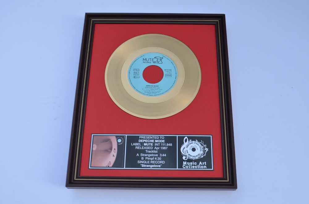 Golden Records Iron Maiden Queen Depeche Mode Elvis tablou