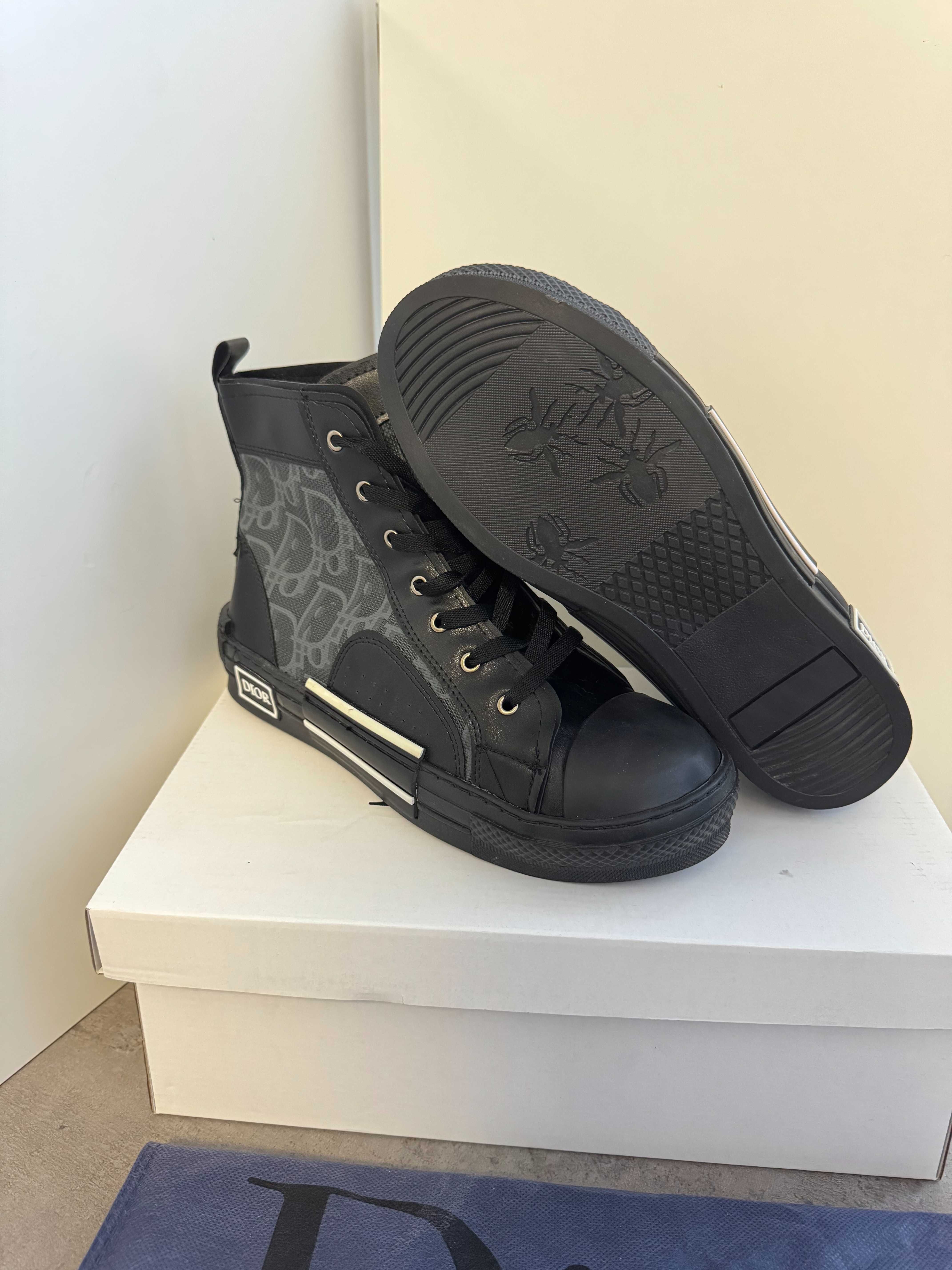 Adidasi D i o r Essentials B23 HIGH-TOP, Produs Nou - Full Box Premium