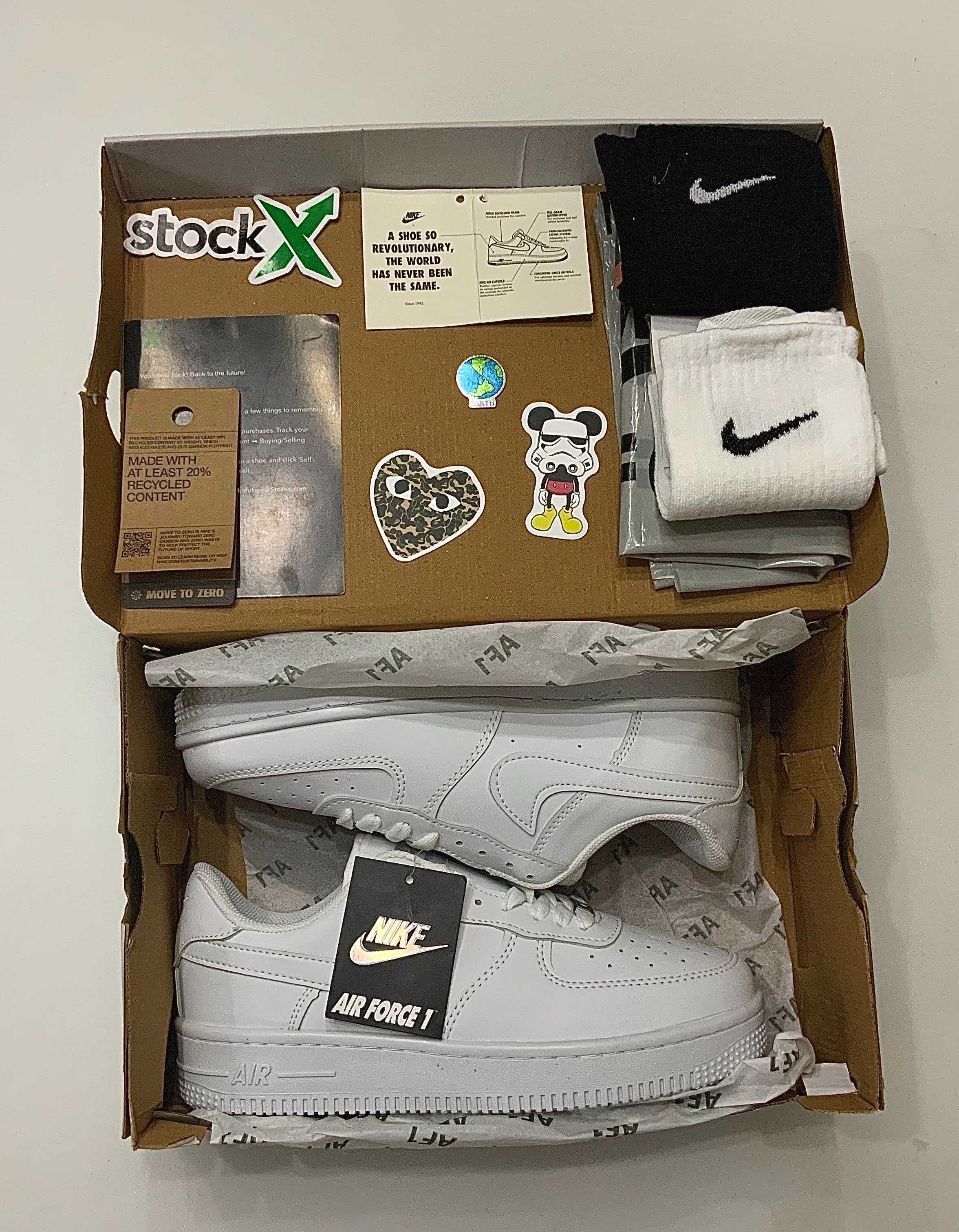 Nike Air Force 1 full white (бяло) (от 36 до 46 номер)