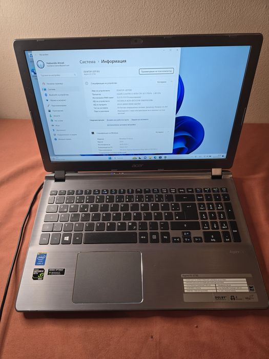 Acer Aspire V5 Game 573G Лаптоп 15.6 Windows 11