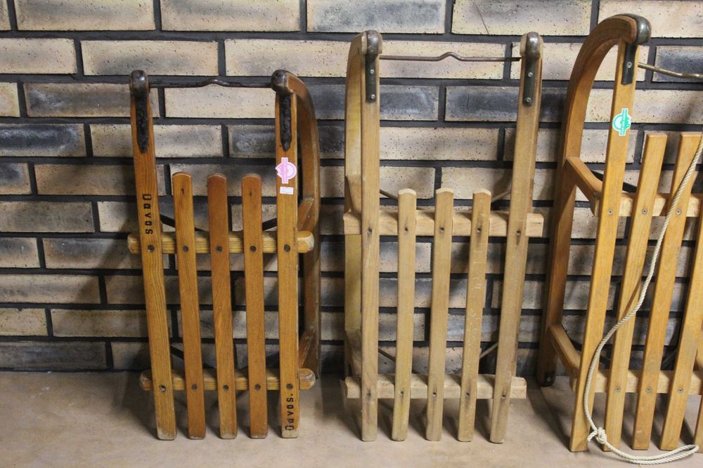 Sanii din lemn Davos pentru o persoana