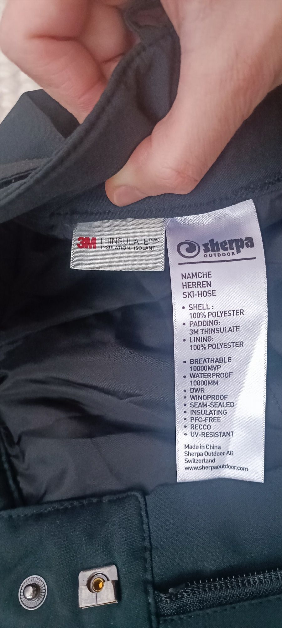 Sherpa pantaloni snowboard/ ski