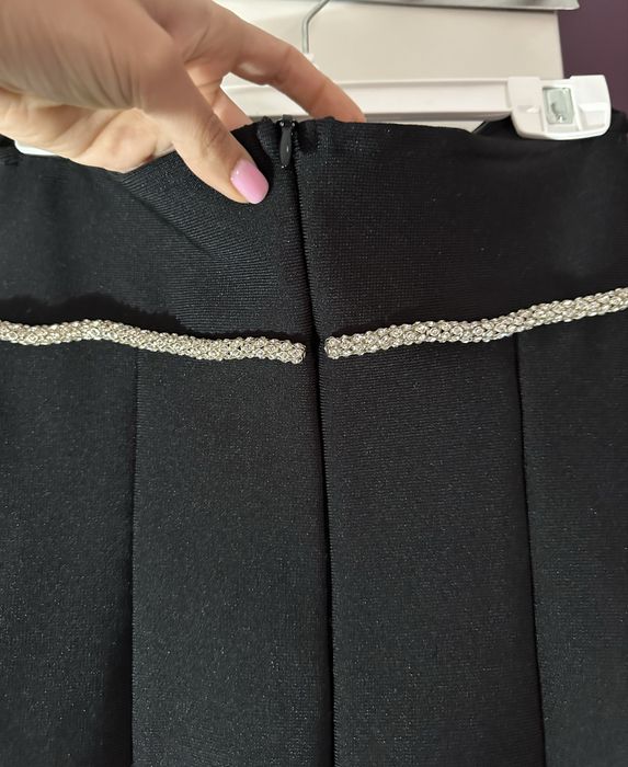 Черна бандажна рокля