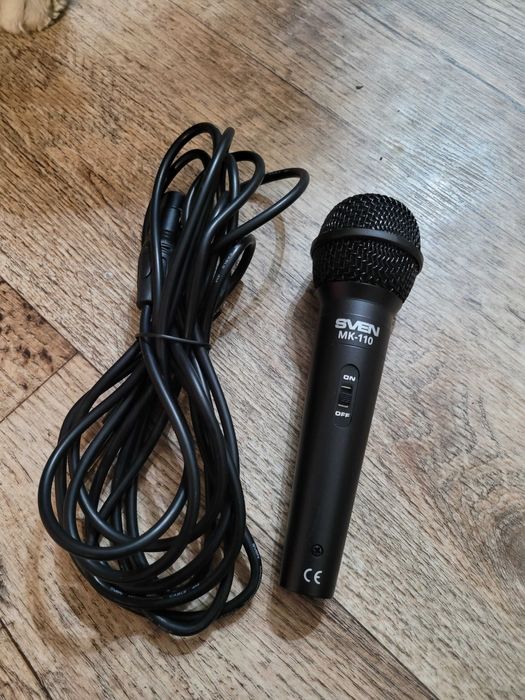 SVEN MK-110 Проводной динамический микрофон ОРИГИНАЛ