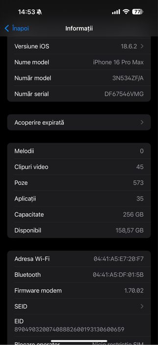 Iphone 16 Pro Max 256 Gb