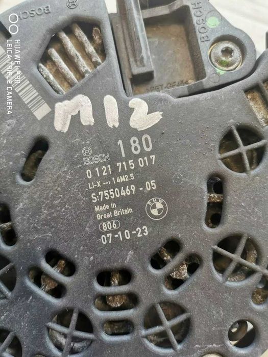 Alternator 180A BMW  N43 320i 520i E90 E60 120i E92 E93 motor 2.0 3.0