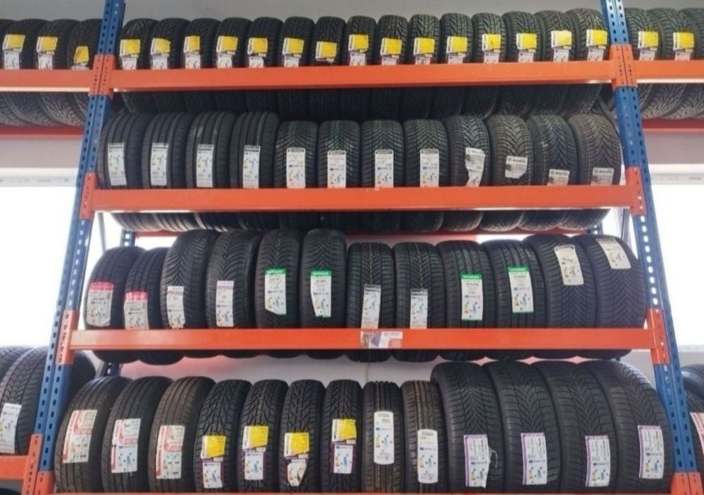 Rafturi metalice depozitare anvelope cauciucuri roti 22x66