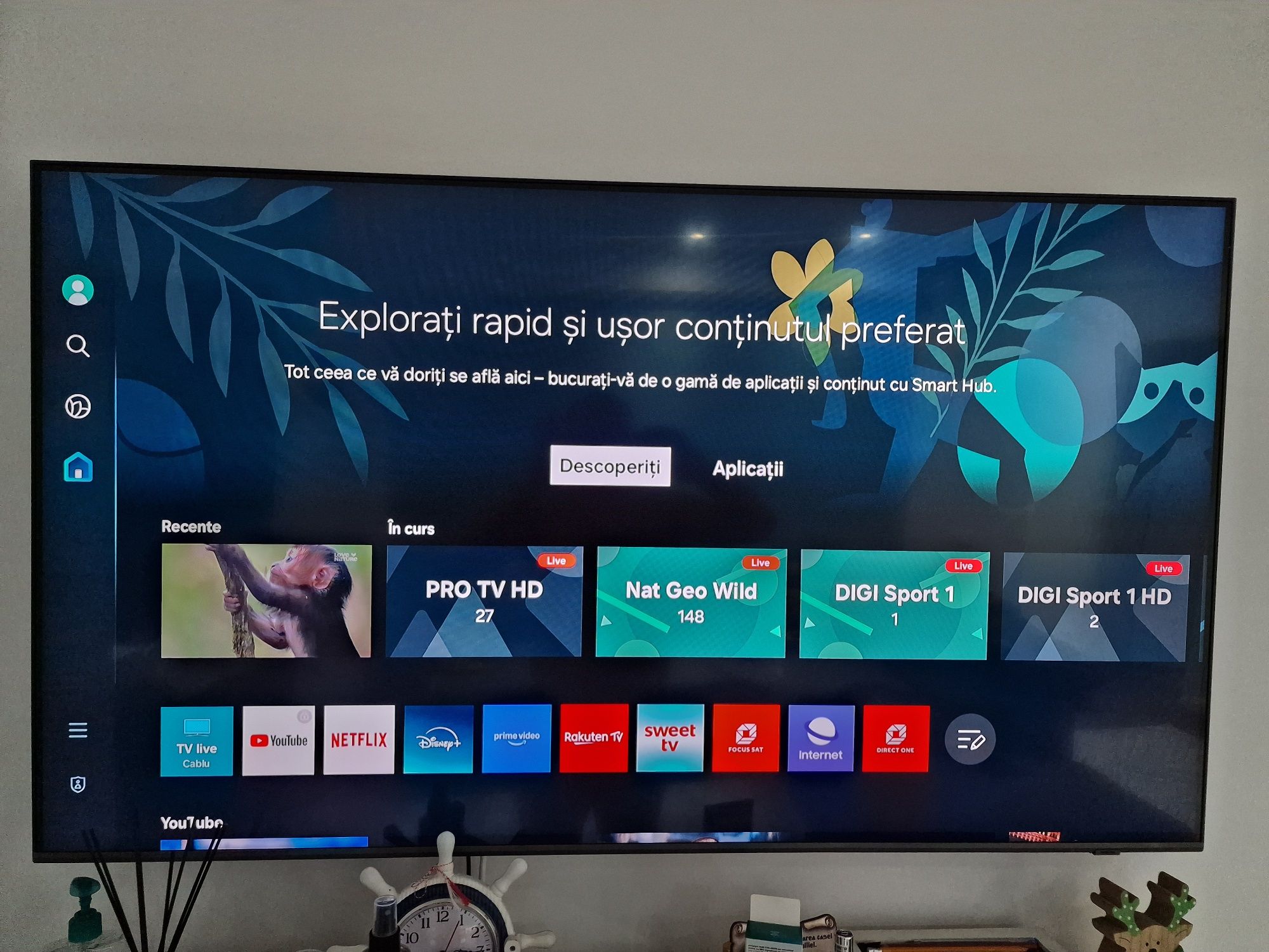 Televizor Samsung QLED 4K HDR 138 cm