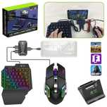 Set gaming cu tastatura iluminata gaming 39 taste one hand si mouse