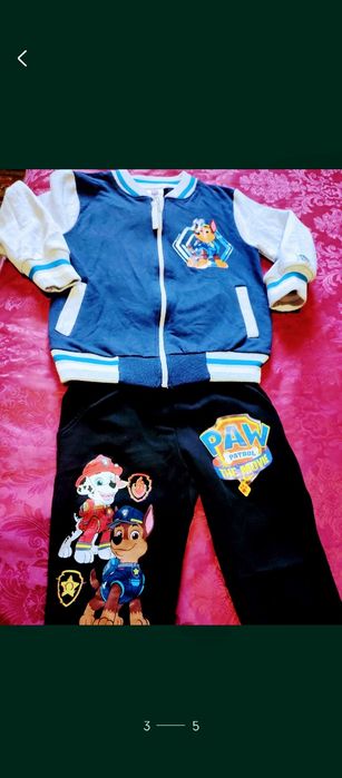 TRELING băieți 6-7 ani,trei piese, PAW PATROL.