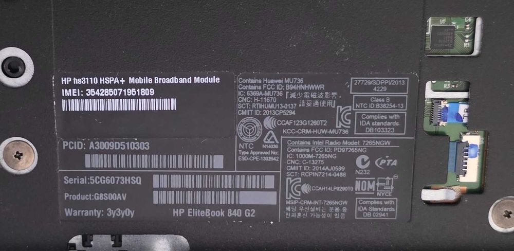 Laptop core i5 gen 5 - Hp EliteBook 840 G2 - functional perfect
