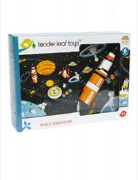 Set de joaca din lemn Tender Leaf Toys - Aventura in spatiu, 6 piese