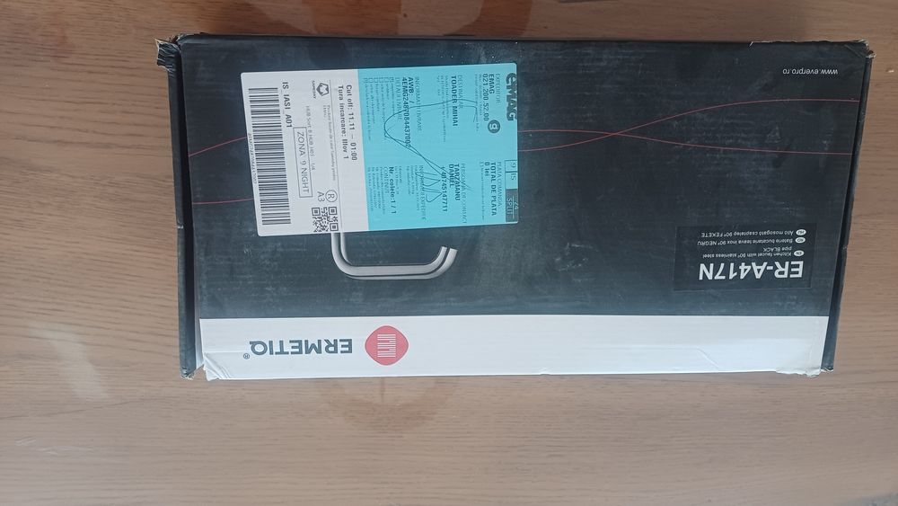 Baterie bucatarie inox negru