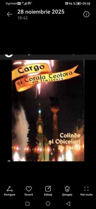 Caseta CARGO de colectie