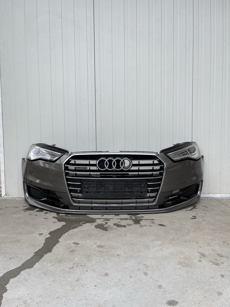 Предна броня с фарове за Audi A6 C7 4G facelift Xenon