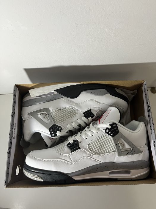 Jordan 4 "White Cement"|Marimea 43| Perfecti pentru cadou