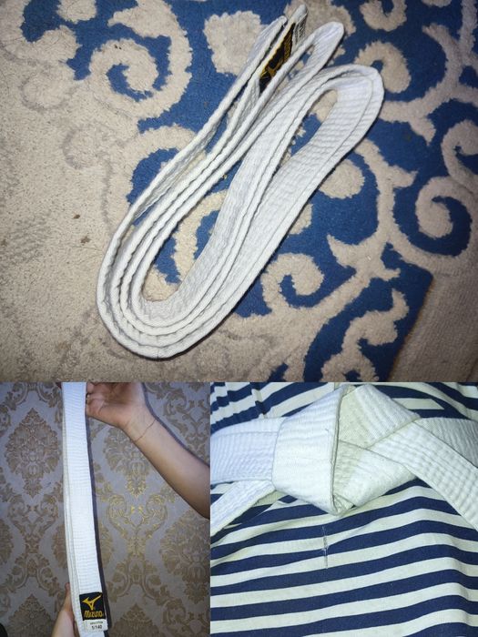 Продается белый пояс ПО дзюдо
