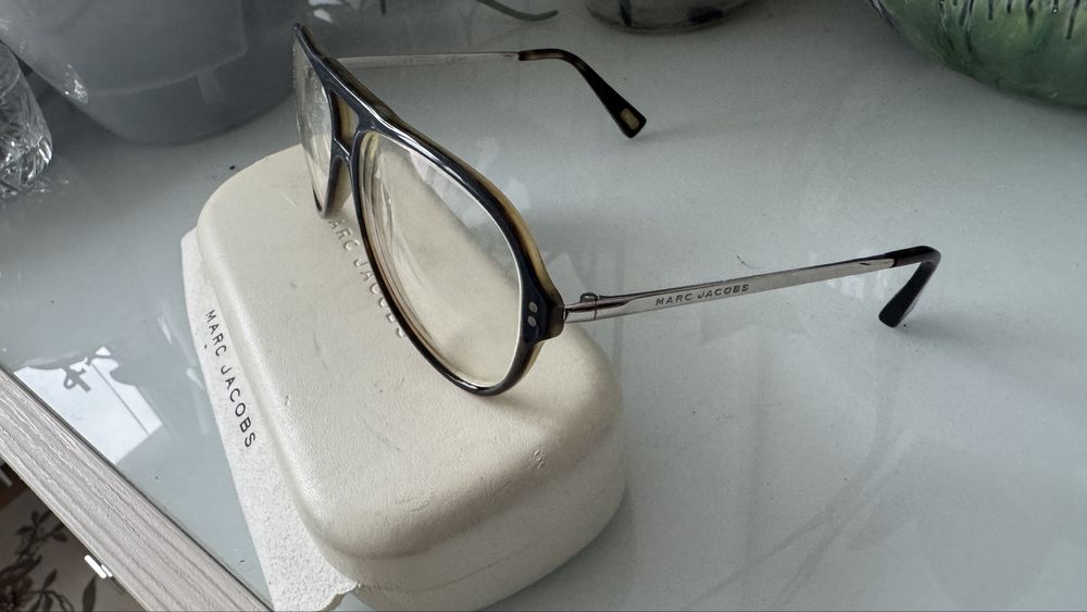 Rame ochelari vedere Marc Jacobs cu toc tip ray-ban aviator soare