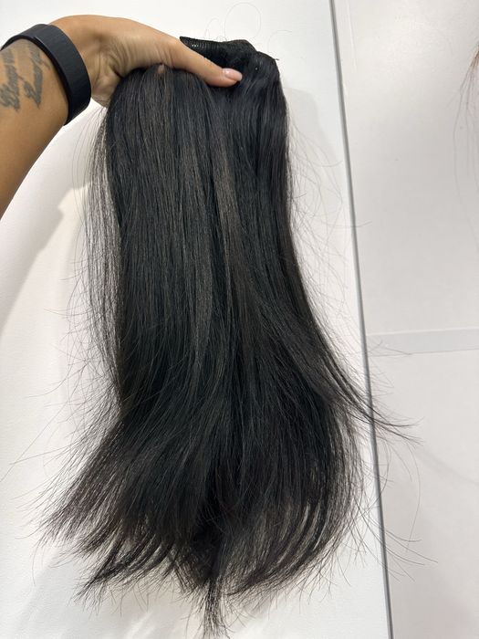 Естествена коса/ права с двойна плътност