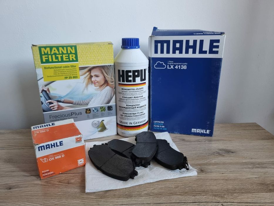Set filtre aer Mahle LX4315 polen FP25003 ulei OX968D Placute Antigel