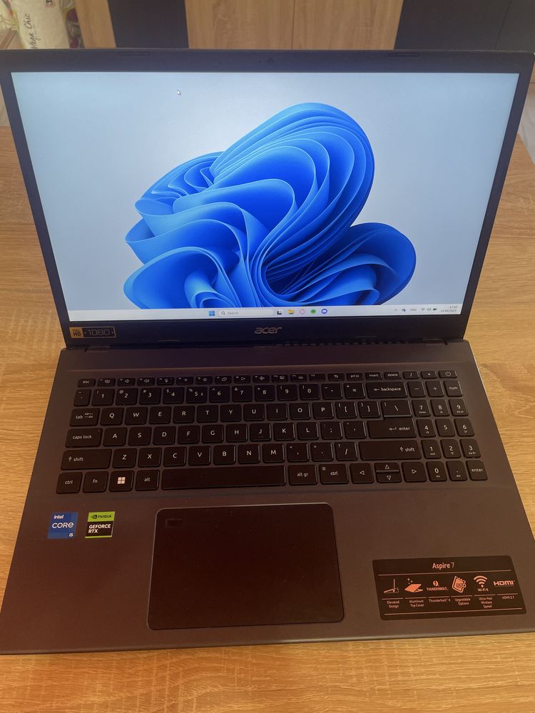 Laptop gaming acer Aspire 7