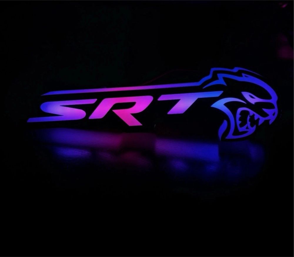 SRT Dodge Hellcat RGB табелка