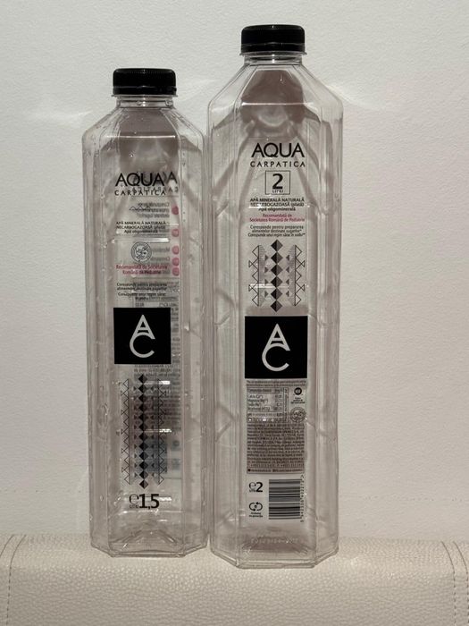 PET-uri cu gura larga de 1.5 l/ 2 l curate