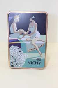 Ретро метална кутия от парфюм Vichy