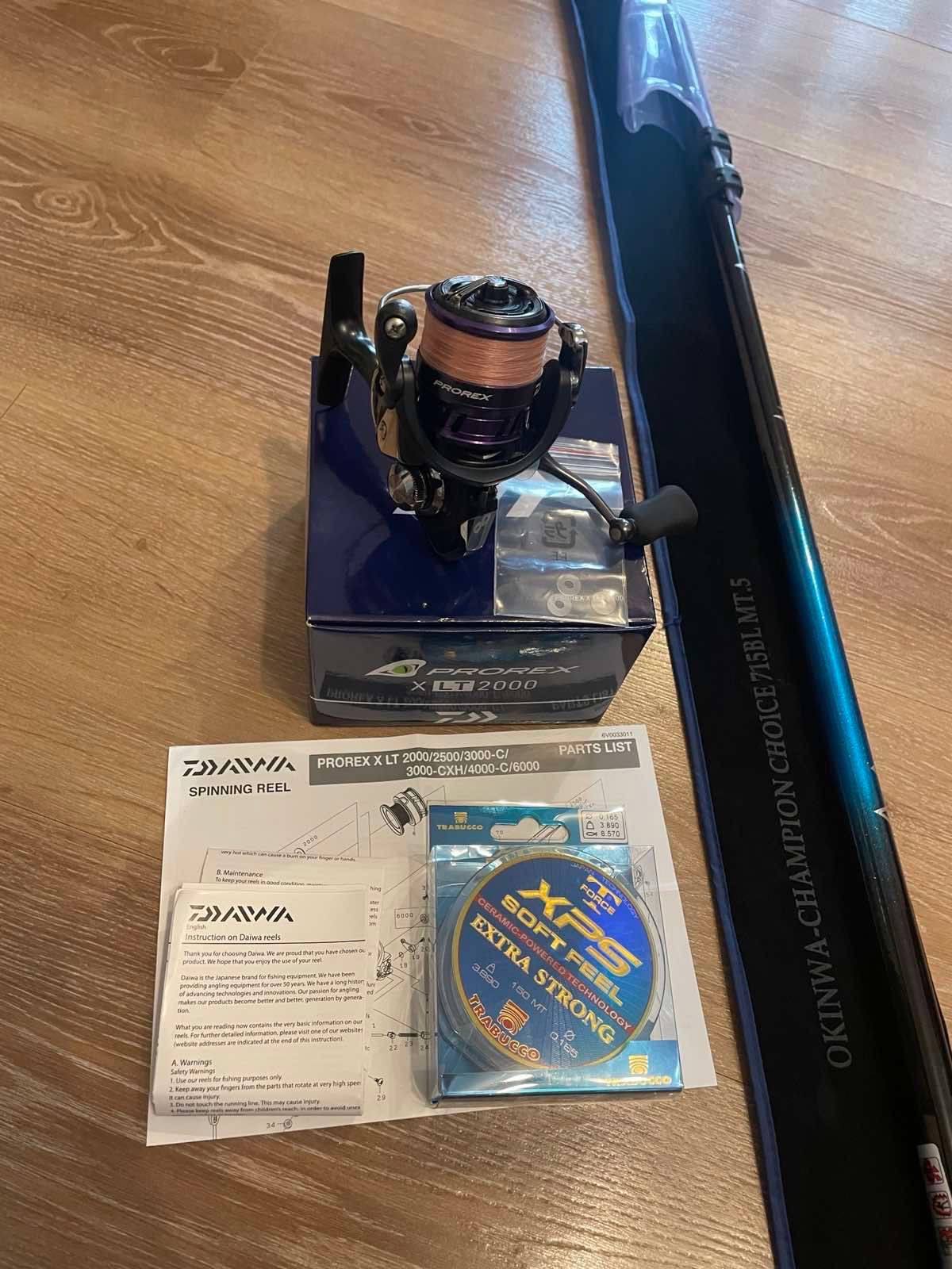 Болонезе OKINWA CHAMPION CHOICE - 5 м с  макара Daiwa Prorex X LT 2000