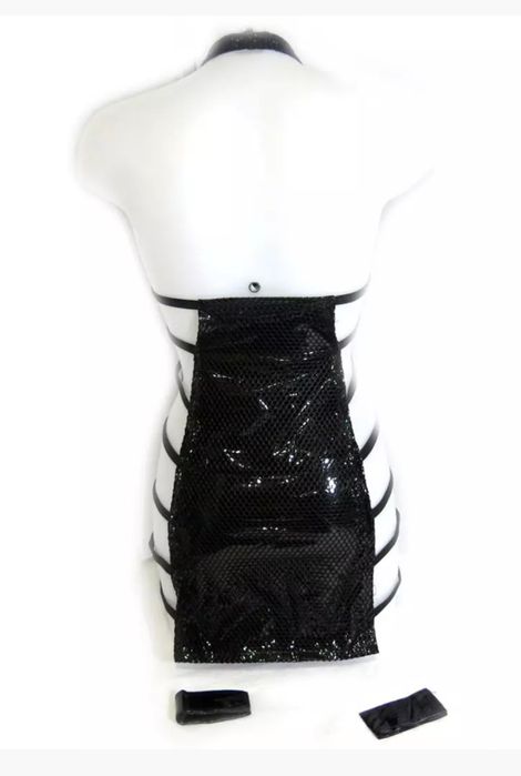 Rochie lenjerie sexy erotica decolteu adanc descoperita lateral XS