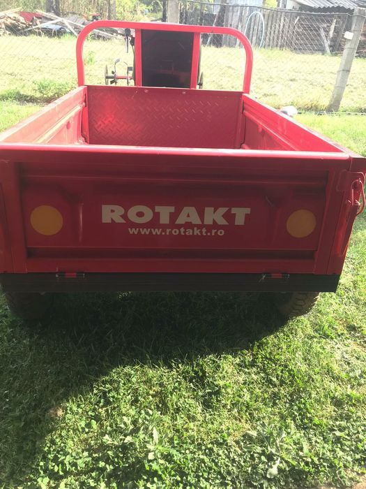 Motocultor nou,cu remorca si îngropator