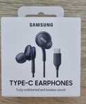 Casti in-ear originale Samsung AKG, Type-C, microfon, negru, EO-IC100B