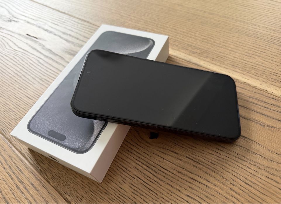 Iphone 15 pro max negru 256gb (fullbox) factura emag